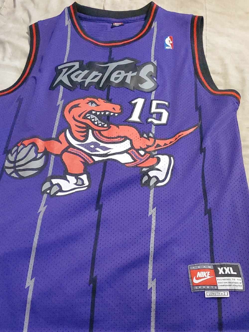 NBA Toronto Raptors Nike Vince Carter Jersey...🏀